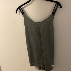 Nike criss - cross back dry fit tank top
